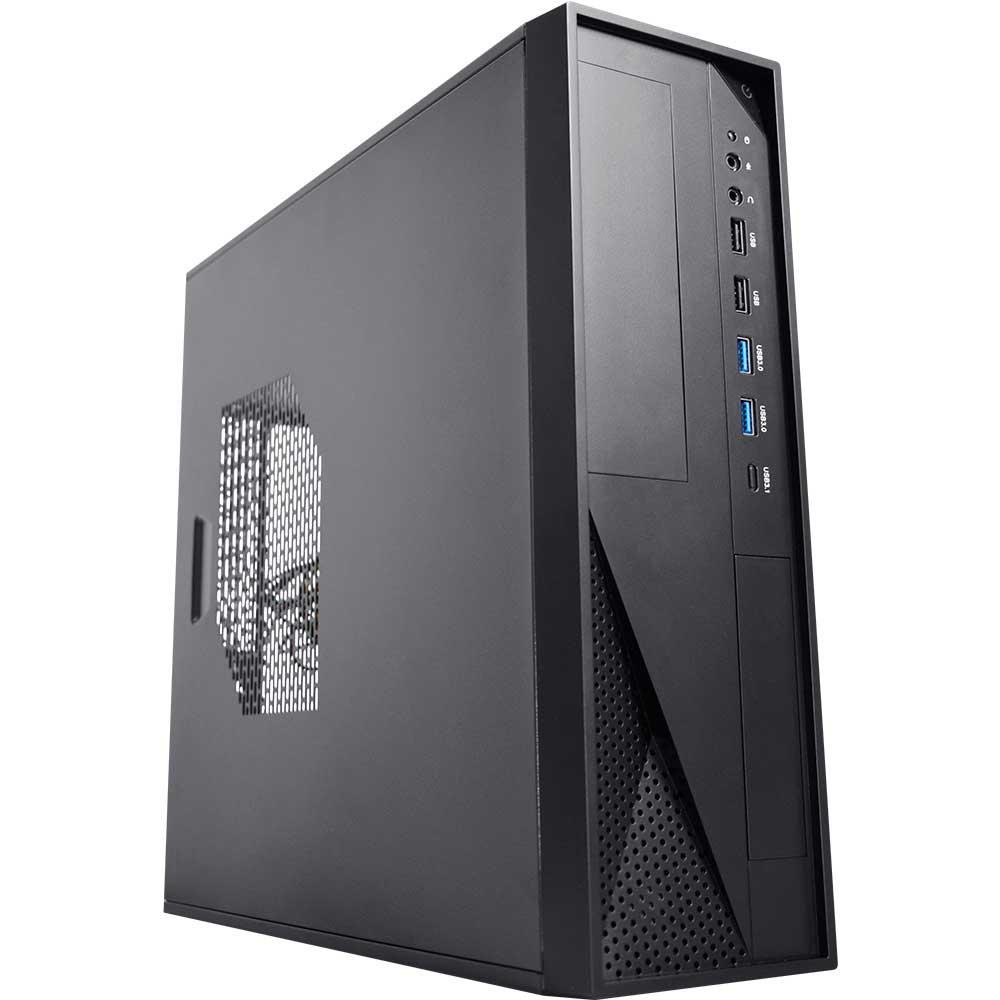 Gabinete K-mex Slim Micro Atx Gm-01td Usb 2.0/3.0 C/fonte Ps-200- Gm01tdxm0010b0x