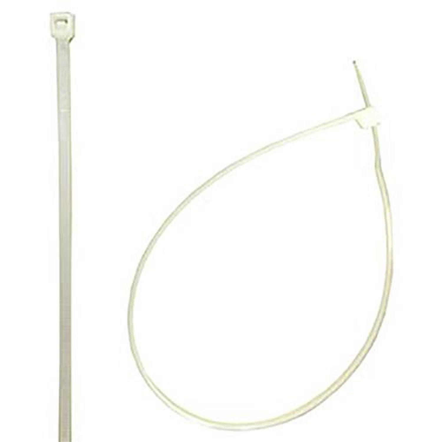 Abraçadeira Nylon 4 X 250 mm Branca Com 20 Peças