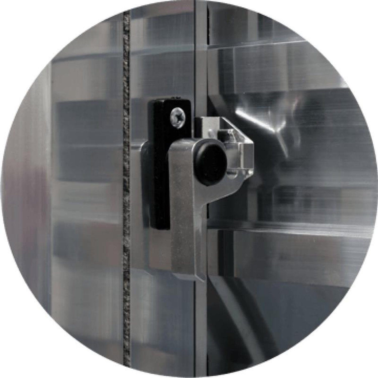 Portabalcao 4 Folhas 210 X 240 Super Vidro Reflex Mix Preto
