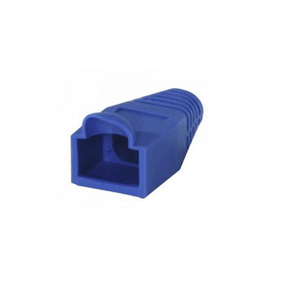 Capa Rj45 Azul Com 100 Peças