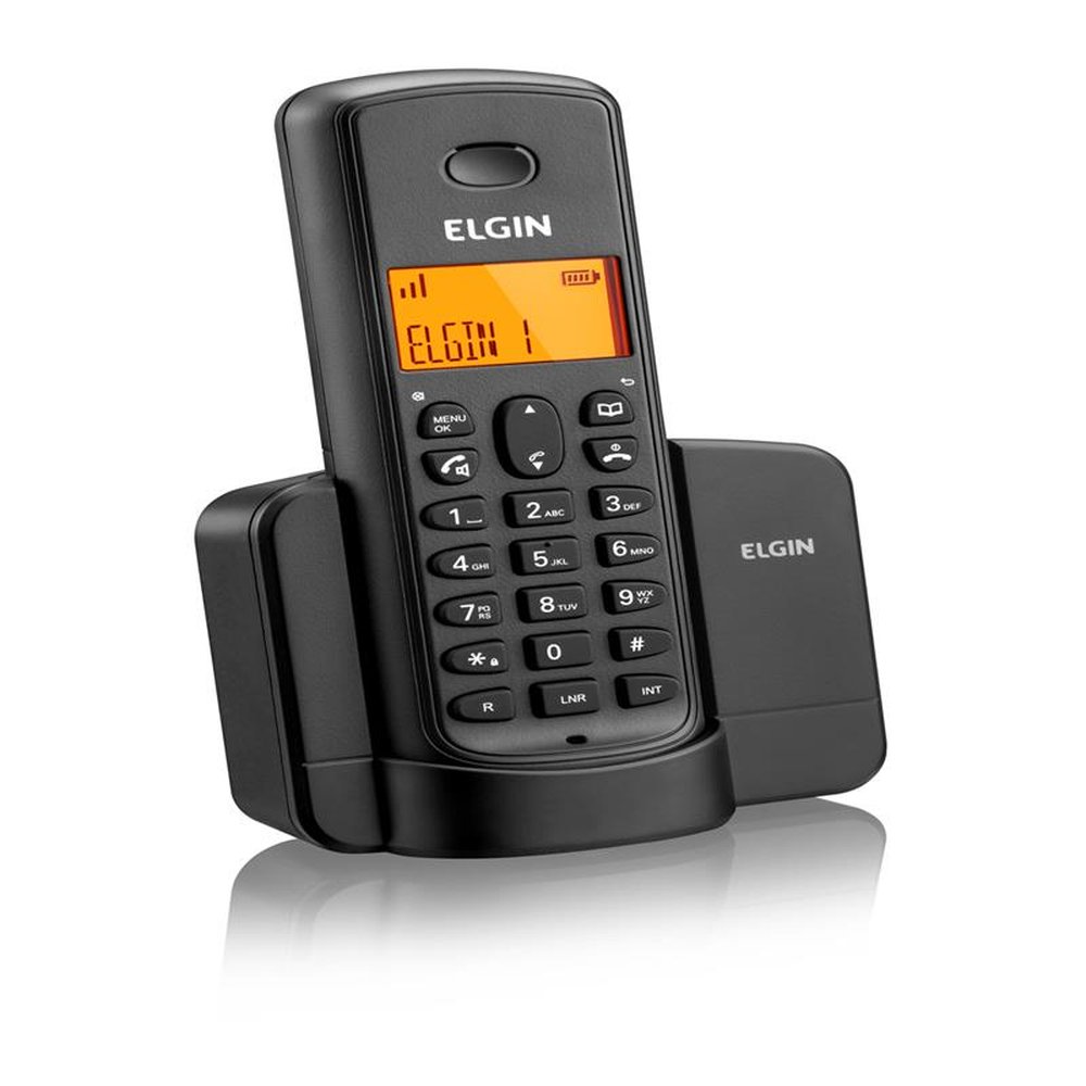 Telefone Sem Fio Elgin TSF8001 Preto