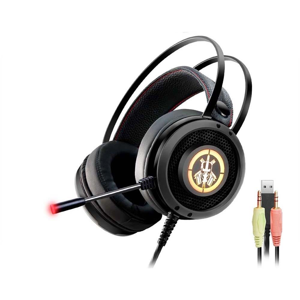 Fone De Ouvido Gamer Headset Gamer Kmex Ar50 Preto Led