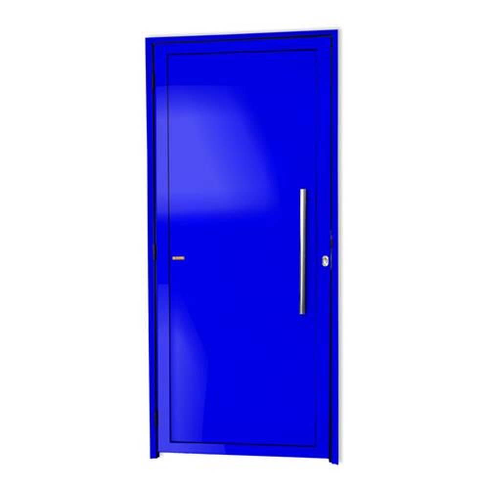 Porta Lambril com Puxador Lado Direito Super Azul Brilhante 100