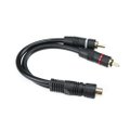Cabo 2 Rca X Jack Rca Y 20Cm Pt