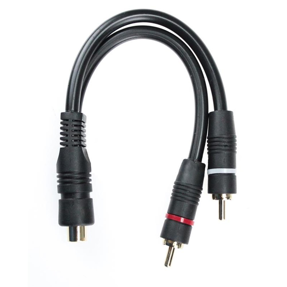 Cabo 2 Rca X Jack Rca Y 20Cm Pt