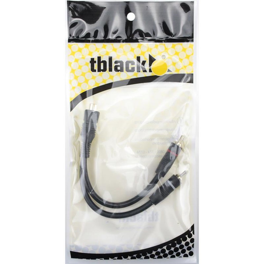 Cabo 2 Rca X Jack Rca Y 20Cm Pt