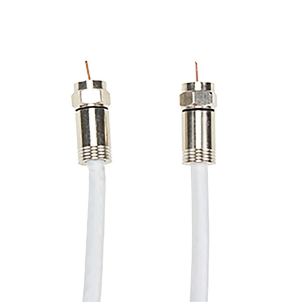 Cabo Coaxial Rgc 59/47 Conectorizado 10 Metros Branco