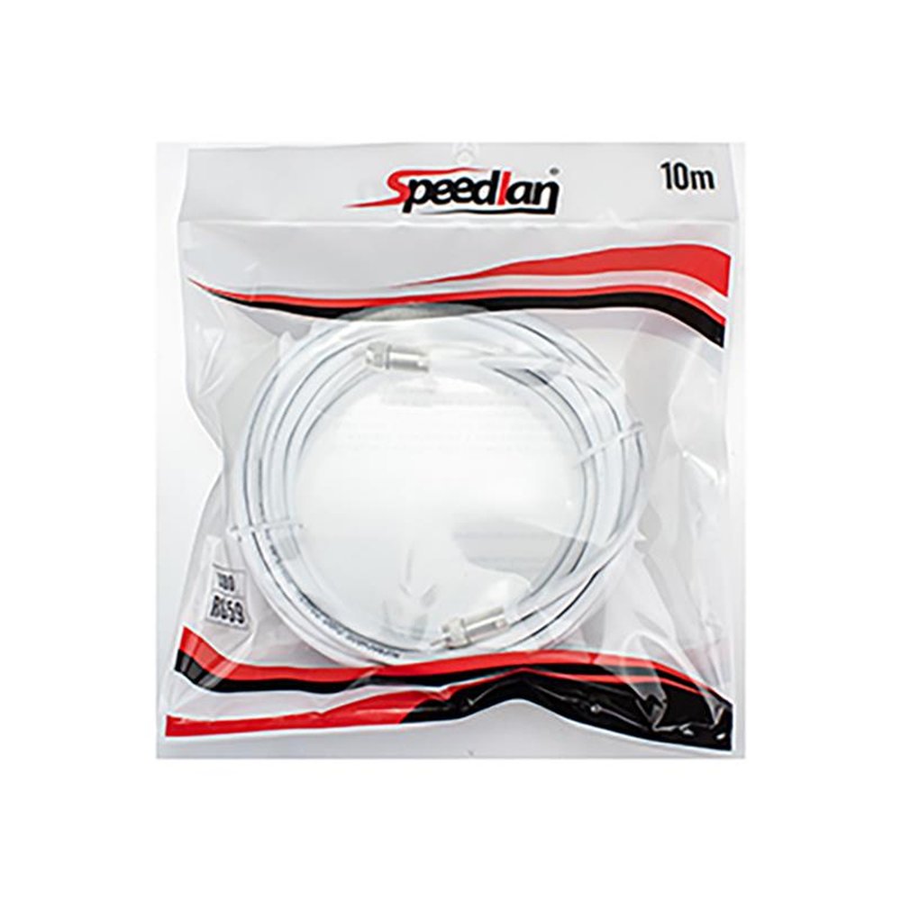 Cabo Coaxial Rgc 59/47 Conectorizado 10 Metros Branco