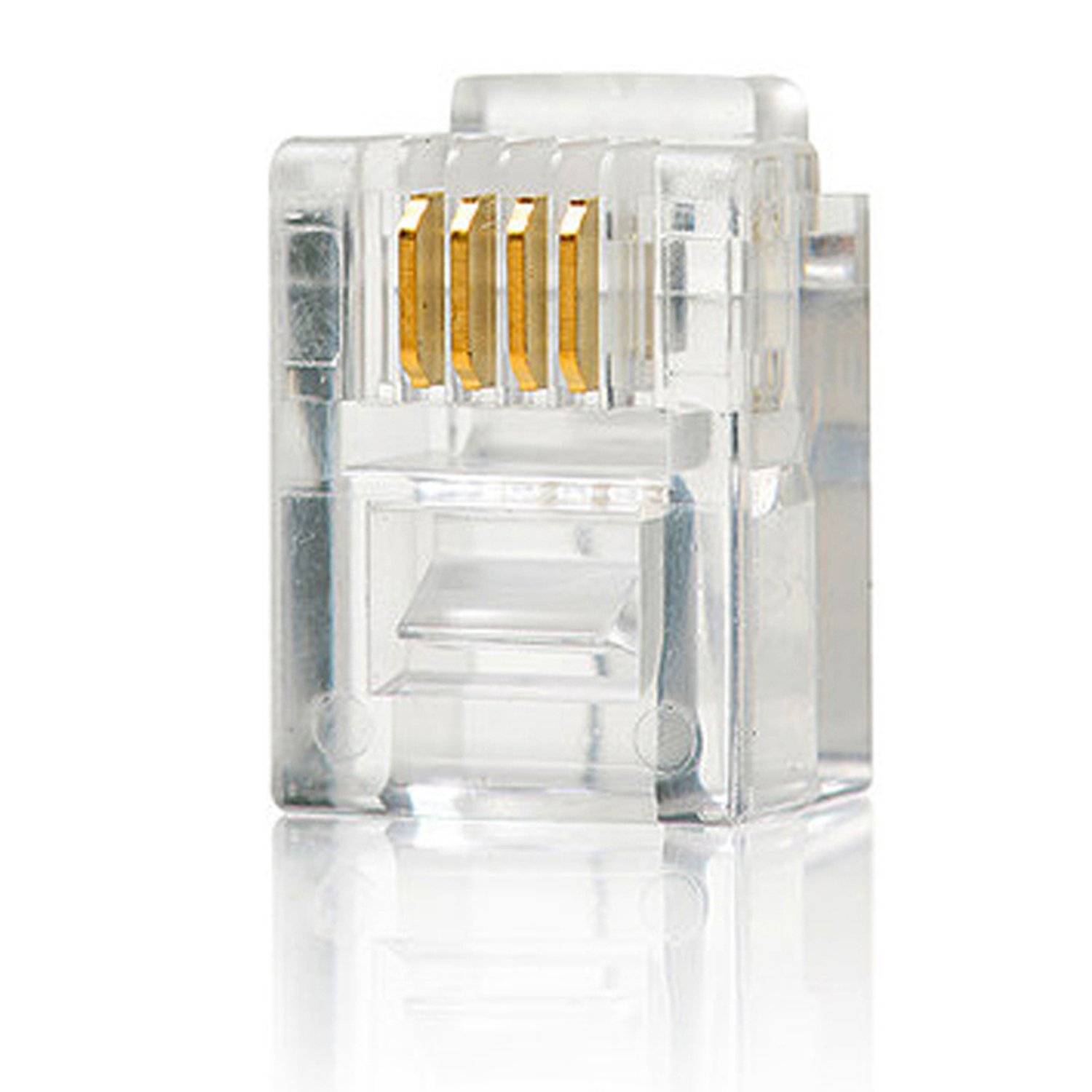Conector Rj12 6P6C Com 100 Peças