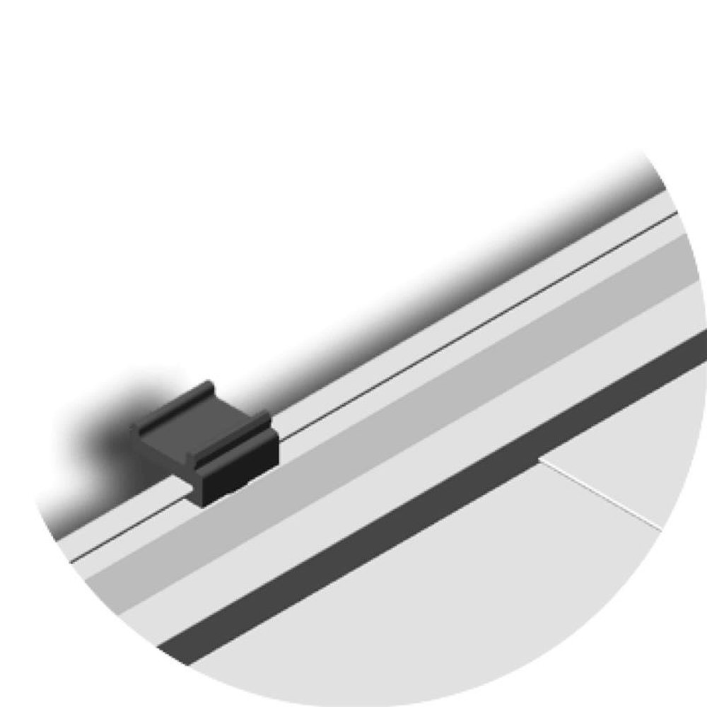 Kit Arremate para Janela ou Veneziana 100X120 Anodizado Brilhante