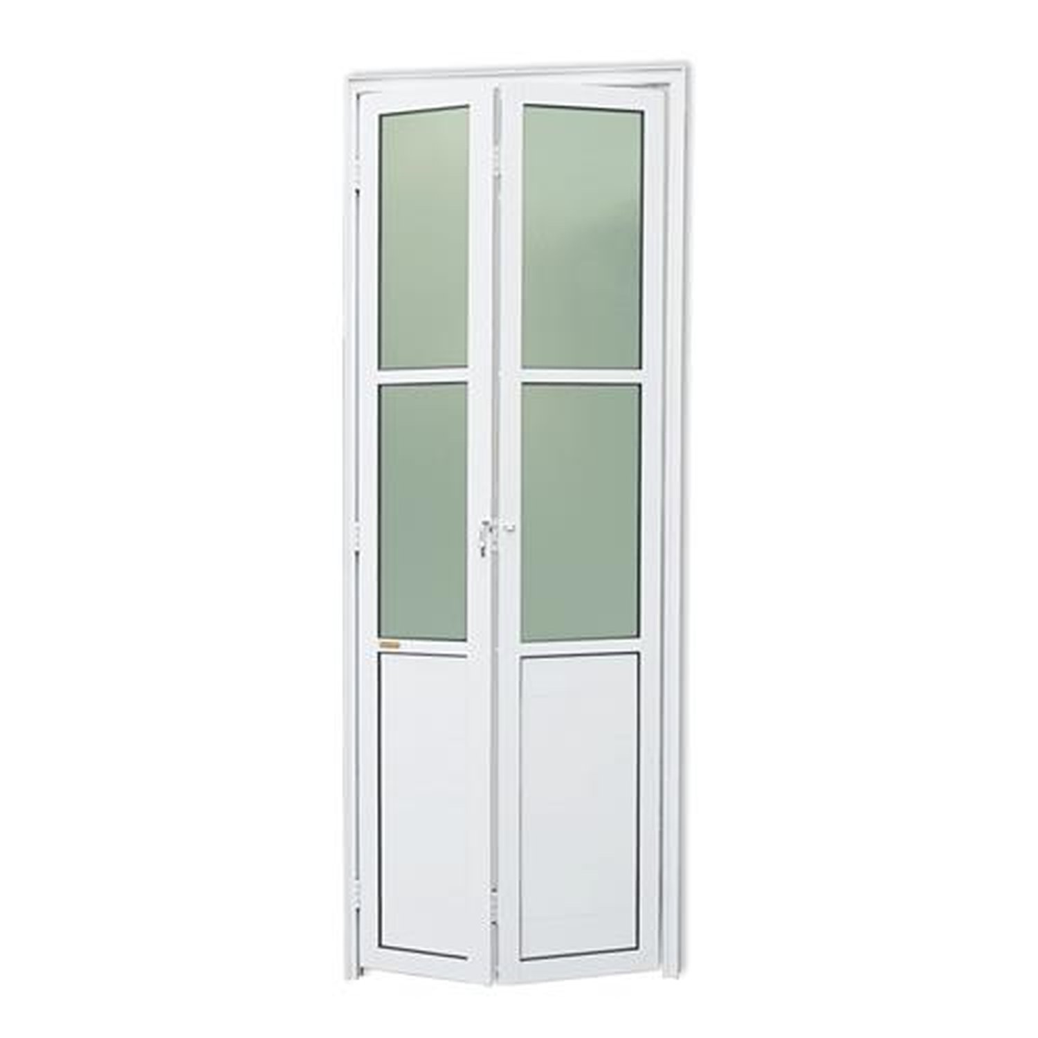 Porta Camarao Meia Lambril Meia Vidrao Lado Direito Linha 25 Branco Brilhante 80 Vidro Boreal