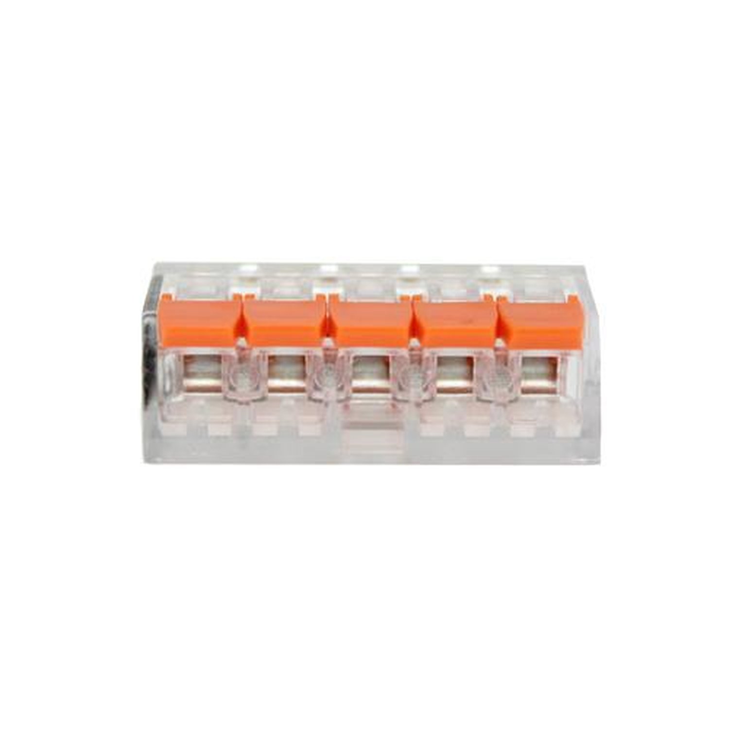 Conector De Emenda 5 Polos Ate 4 mm Com 4 Peças