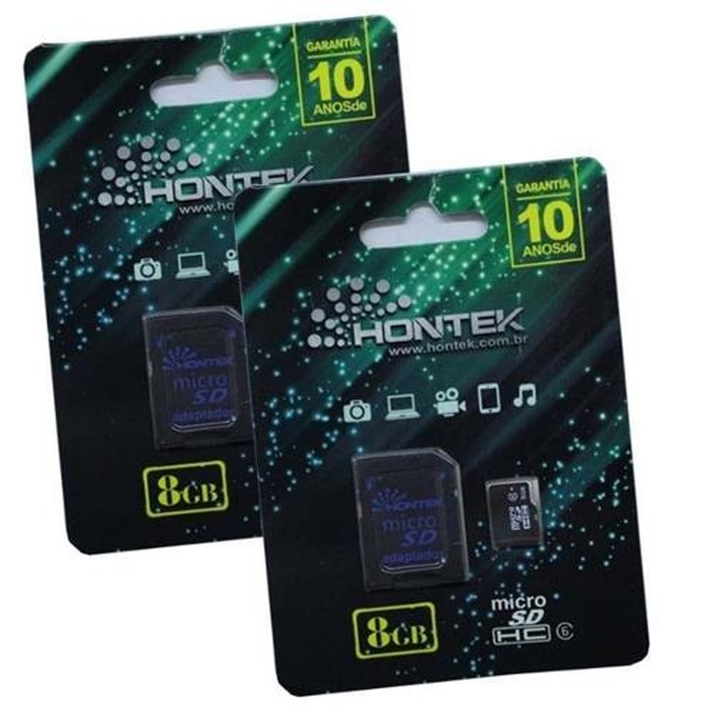 Cartão de Memoria Hontek 8GB 10 Anos de Garantia