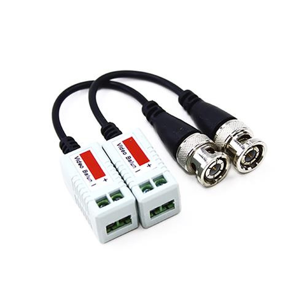 Vídeo Balun Passivo Câmera Cftv Com 2 Peças