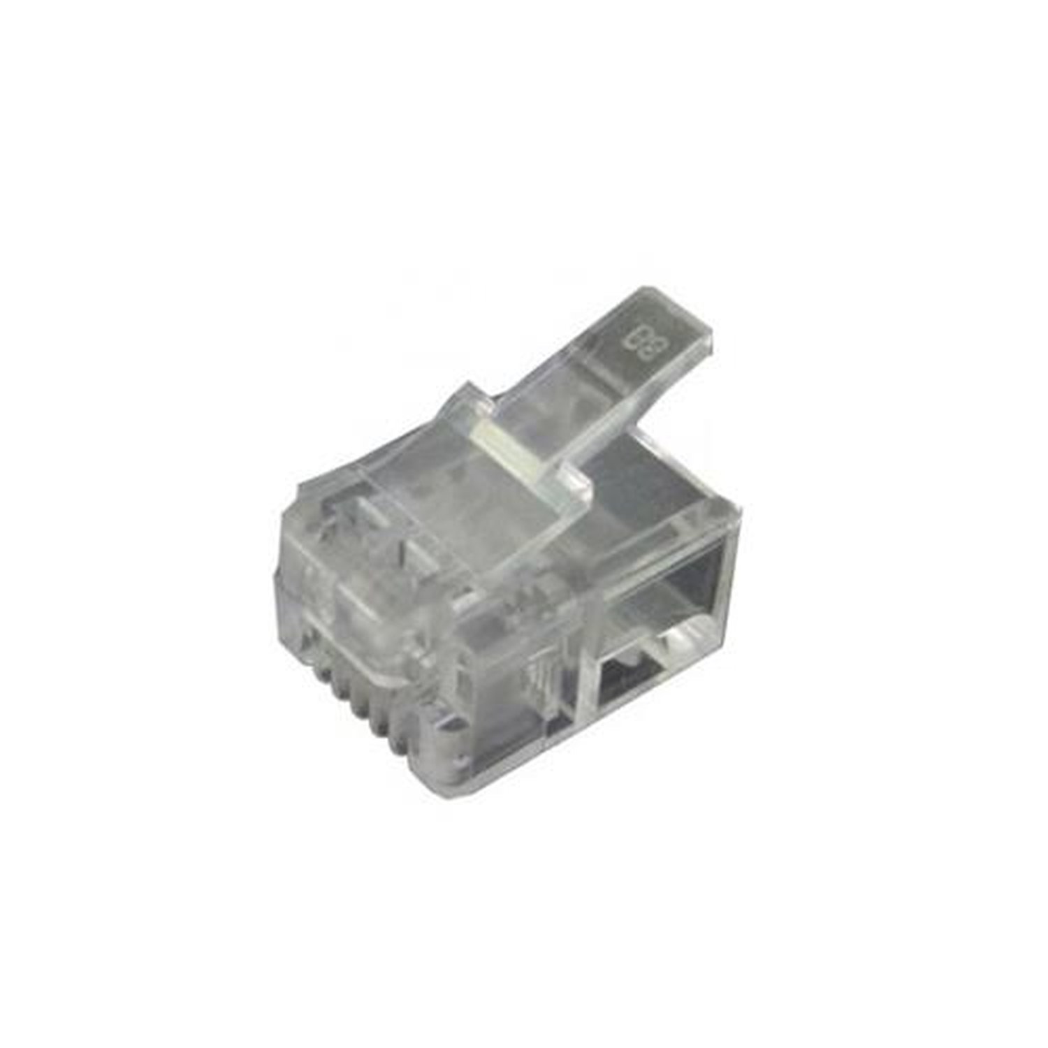 Conector 4P4C Com 100 Peças