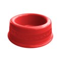 Comedouro Plástico Glamour Furacão Pet N2 - 500 Ml - Marrom Export