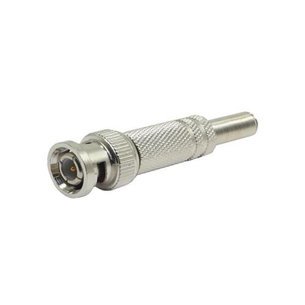 Conector Bnc Macho Mola Solda 6 Metros Com 10 Peças