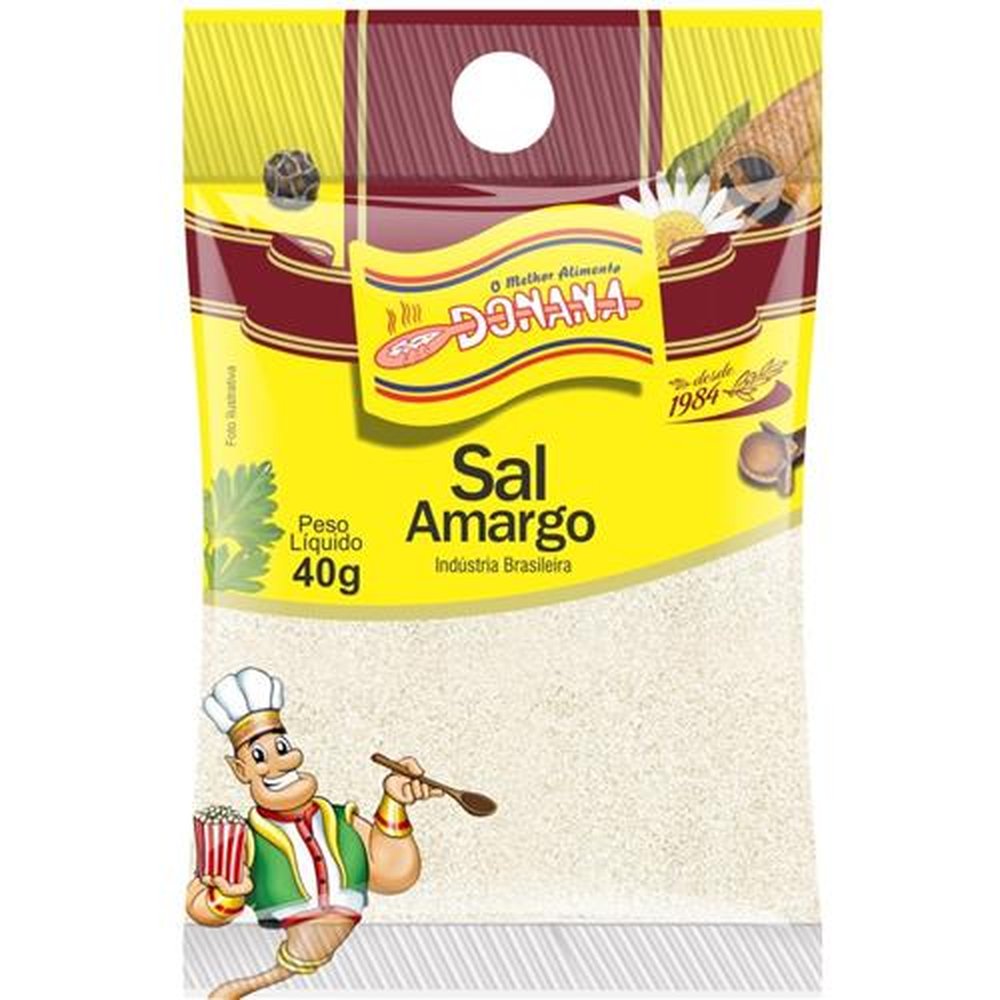 Sal Amargo 40g Donana - Embalagem Contém 50 Unidades
