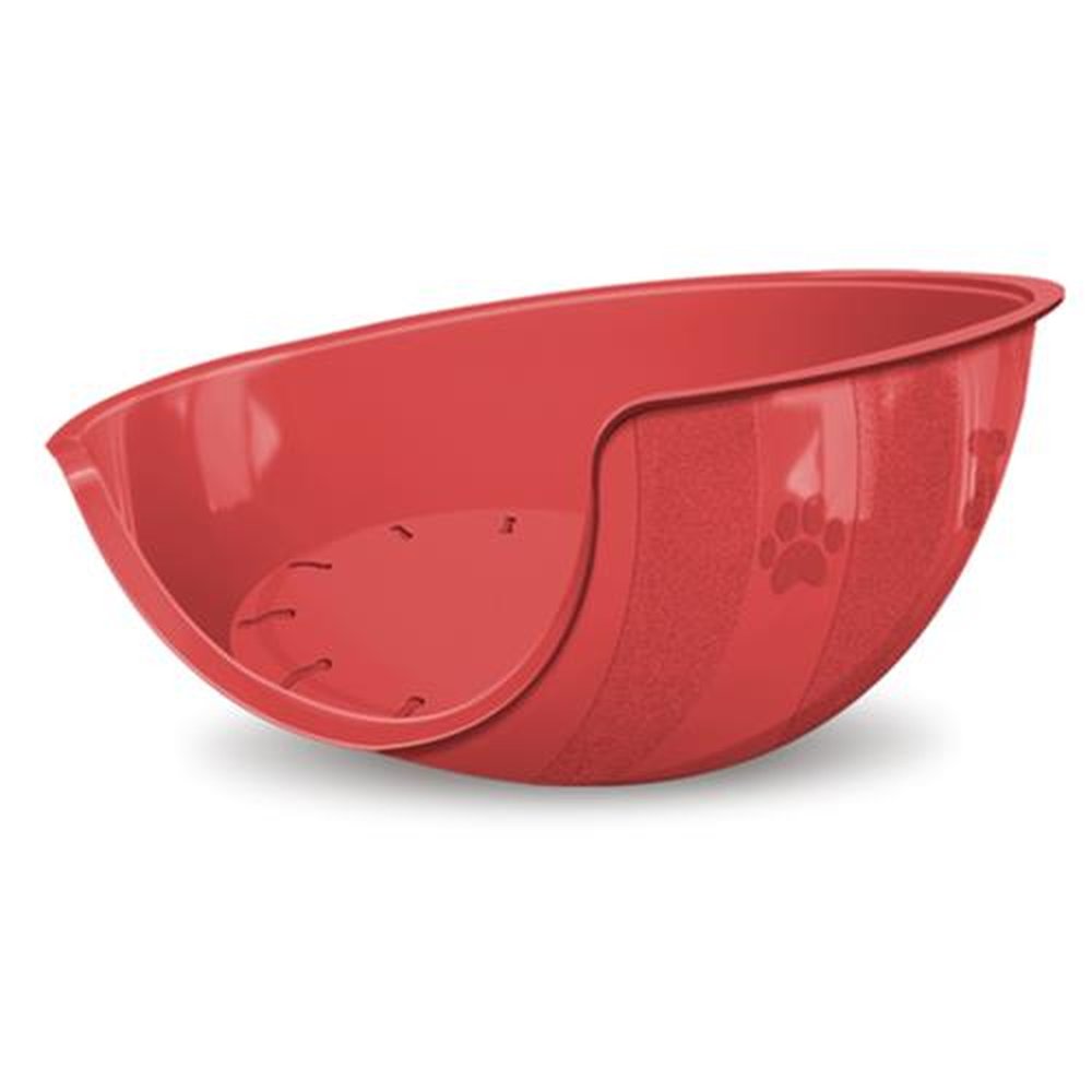 Cama Plastica Vermelha Furacao Pet