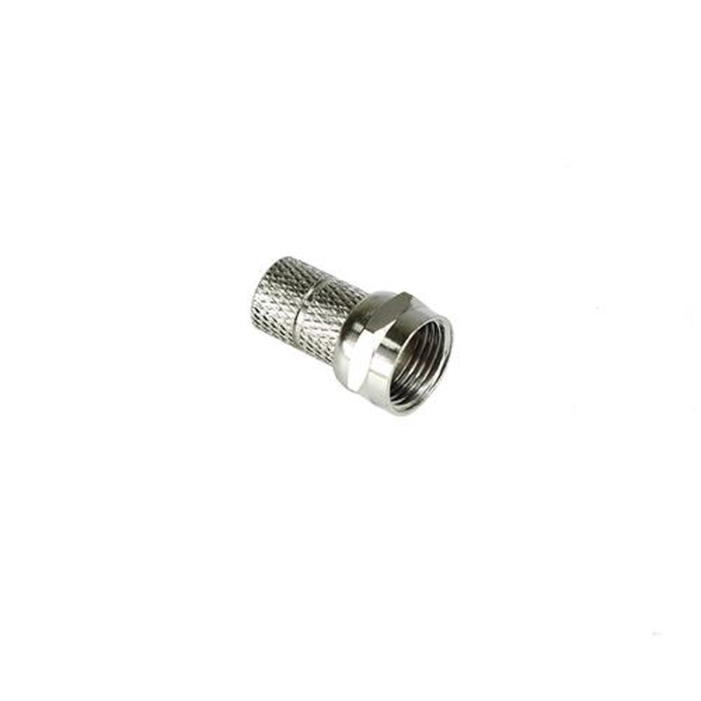 Conector Fêmea Rosca Rg59 Com 4 Peças