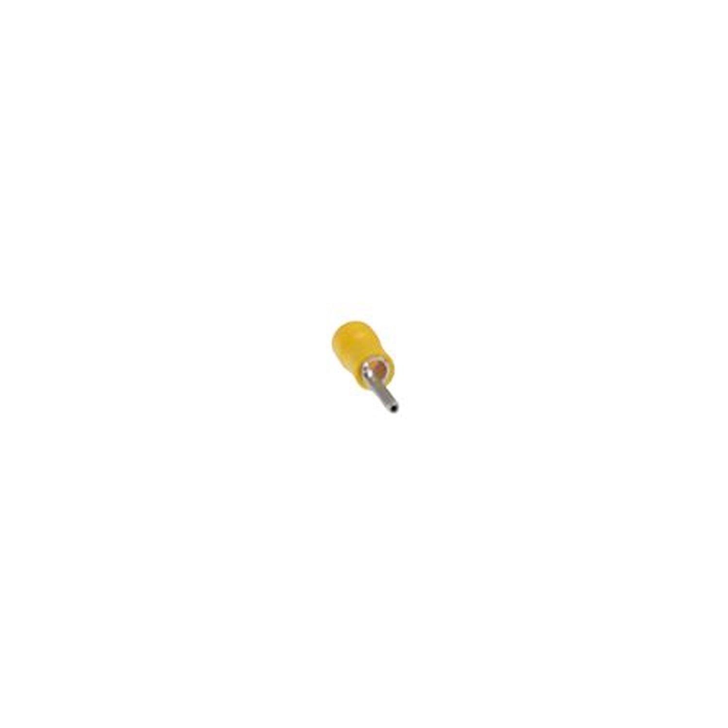 Terminal Pino Longo Amarelo Com 20 Peças