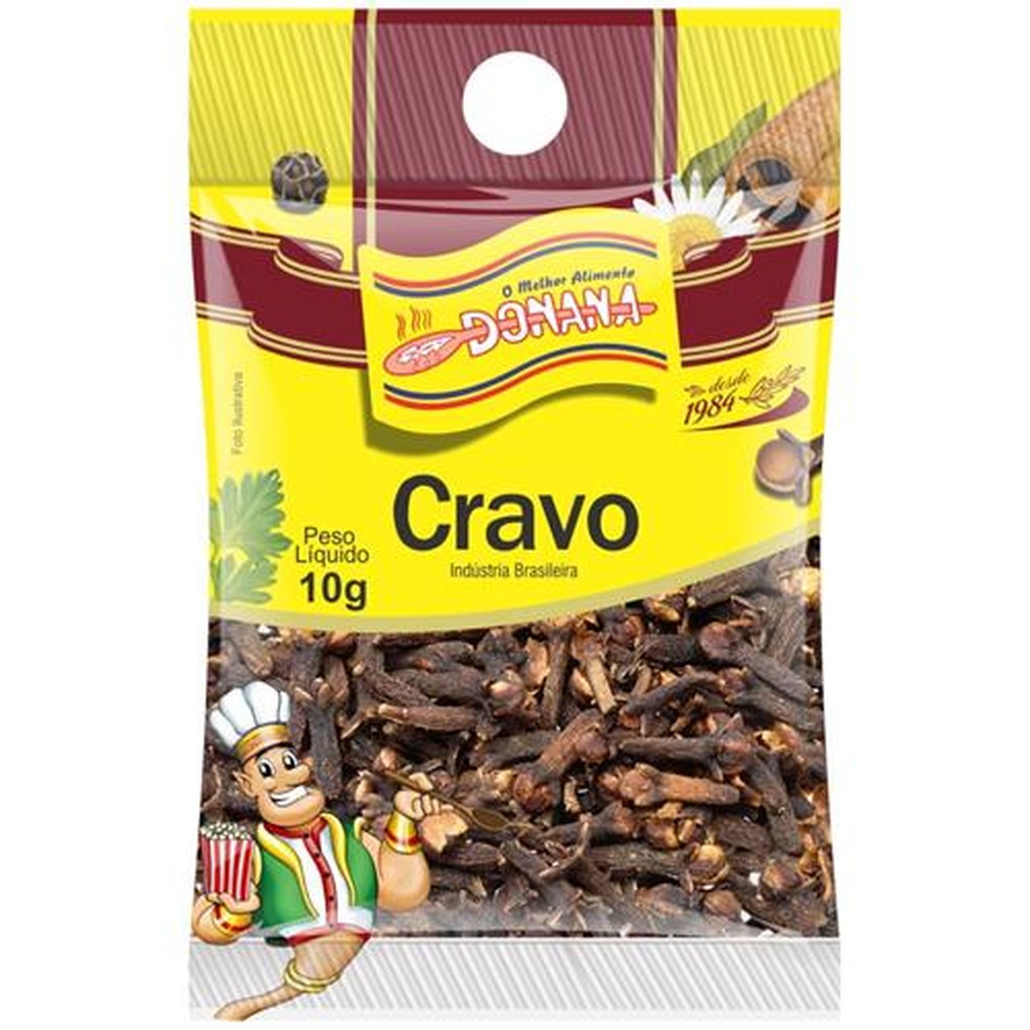 Cravo da Índia 10g Donana - Embalagem Contém 50 Unidades