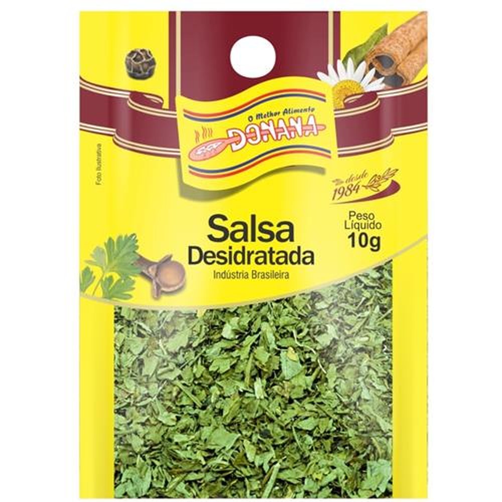 Salsa Desidratada 10g Donana - Embalagem Contém 50 Unidades