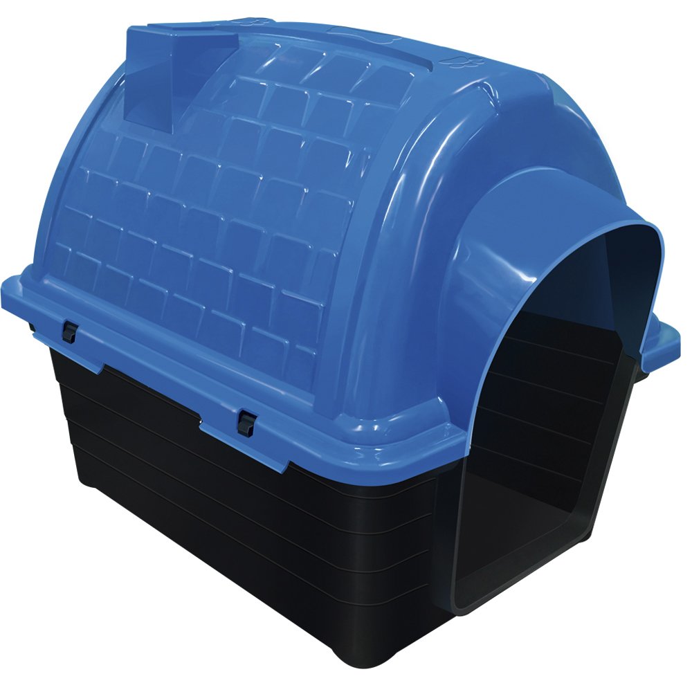 Casinha Plástico Furacão Pet Iglu N3,0 - Azul
