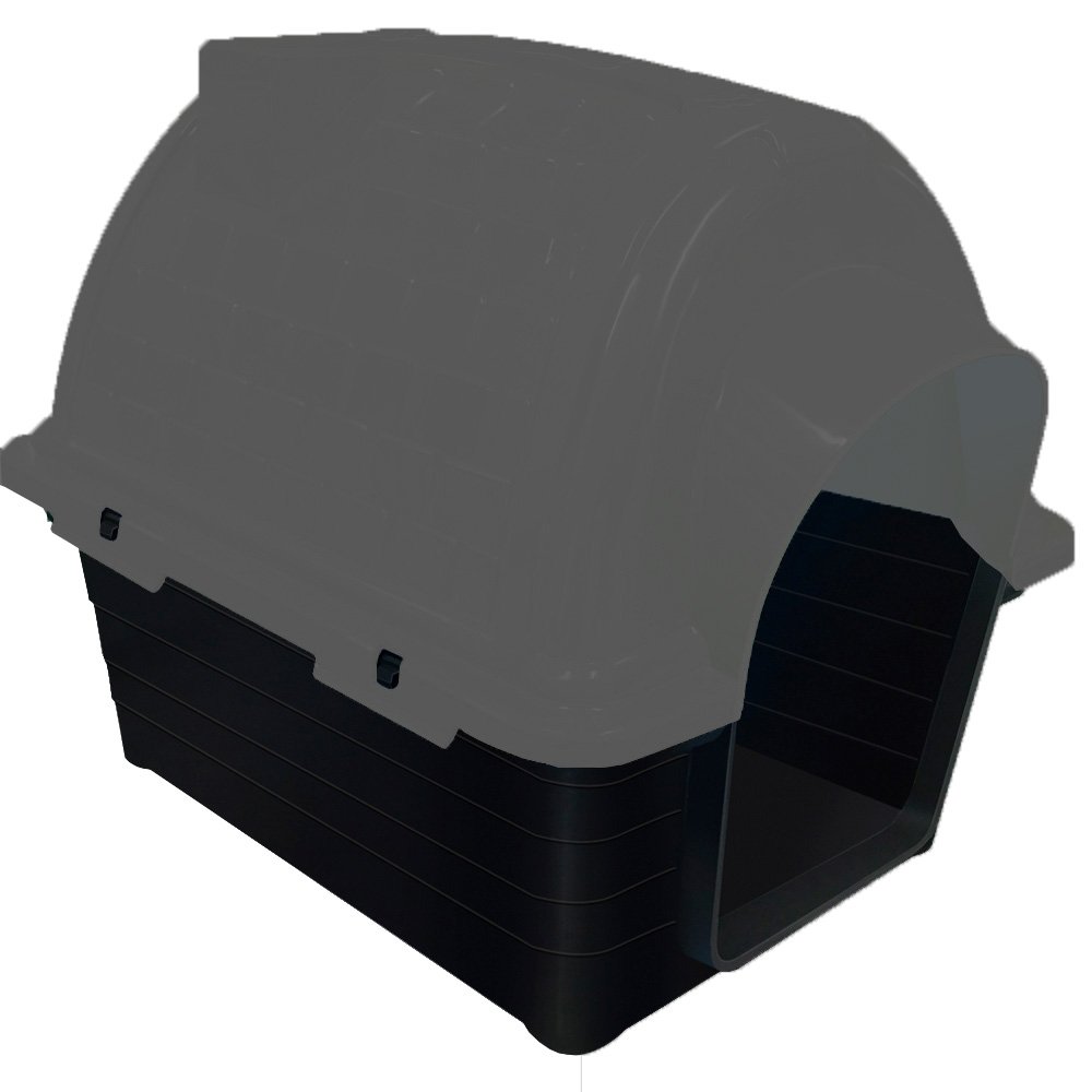 Casinha Plástico Furacão Pet Iglu N4,0 - Cinza Export