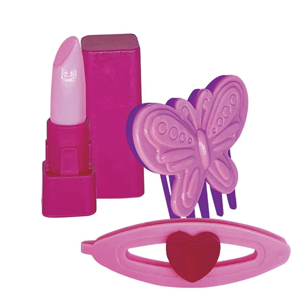 Brinquedo Kit De Acessórios De Beleza Display Com 12 Unidades