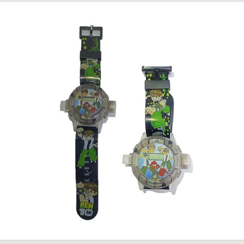 Relógio Infantil Ben 10 Com Projetor de Imagem, Musica e Pisca
