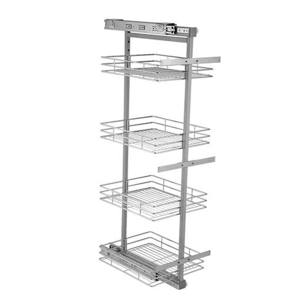 Coluna Deslizante com 4 Cestos Schmitt Cor Cromado