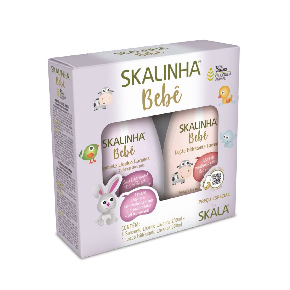 Sabonete Liquido Locao Hidratante Skala Skalinha Bebe 200ml