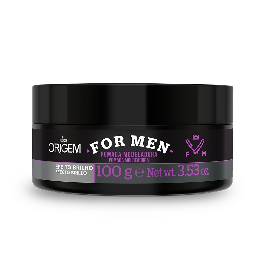 Pomada Modeladora Origem For Men Efeito Brilho 100g