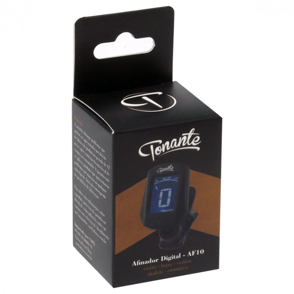 Afinador Cromático Digital Af10 Preto