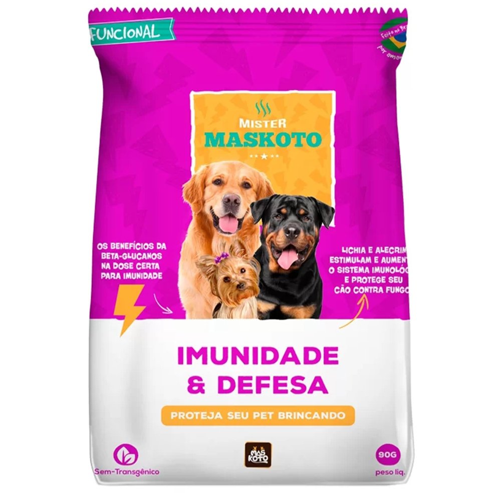 Snack Mister Maskoto Funcional Imunidade E Defesa 90g
