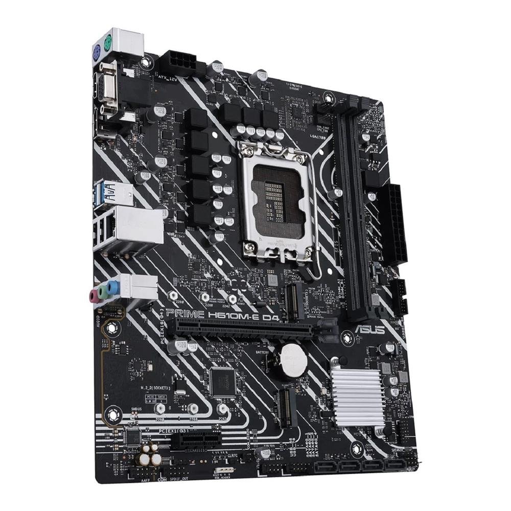 Placa Mãe Asus para Intel 1700 H610M-E D4 Prime 2xDDR4 mATX 90MB19N0-C1BAY0