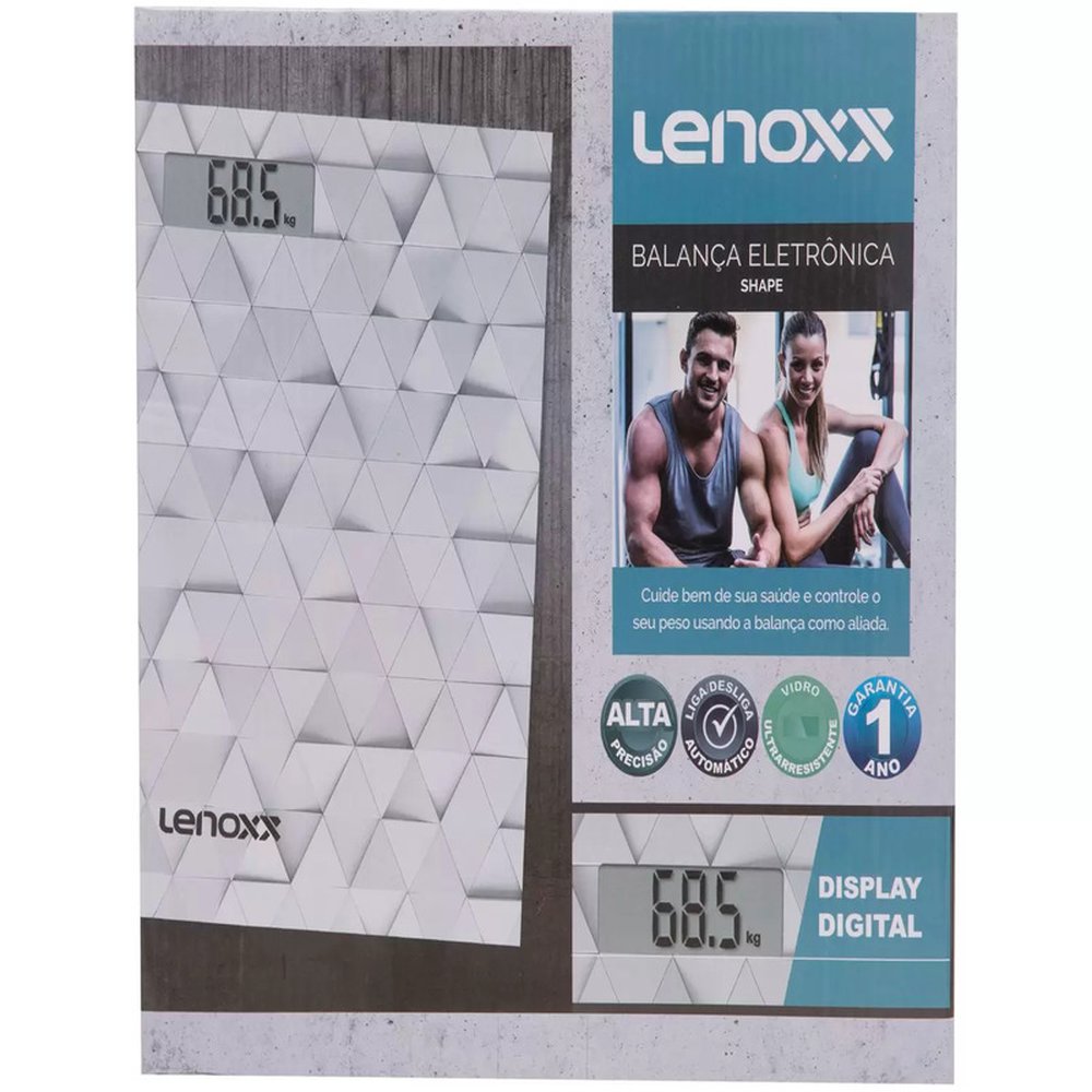 Balança Digital até 150kg Lenoxx Shape PBL 793