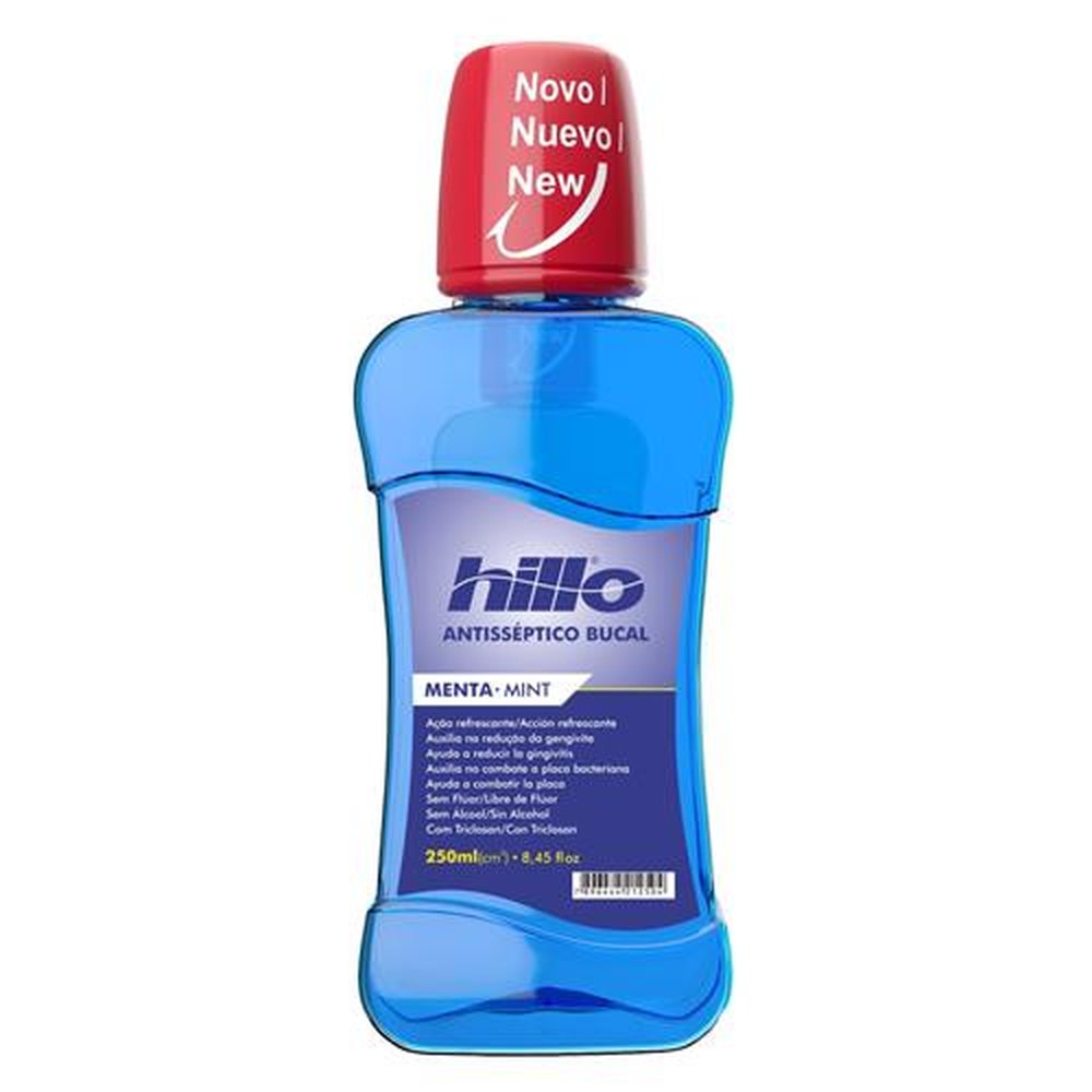 Enxaguante Antisséptico Bucal Hillo Menta Mint 250 ML