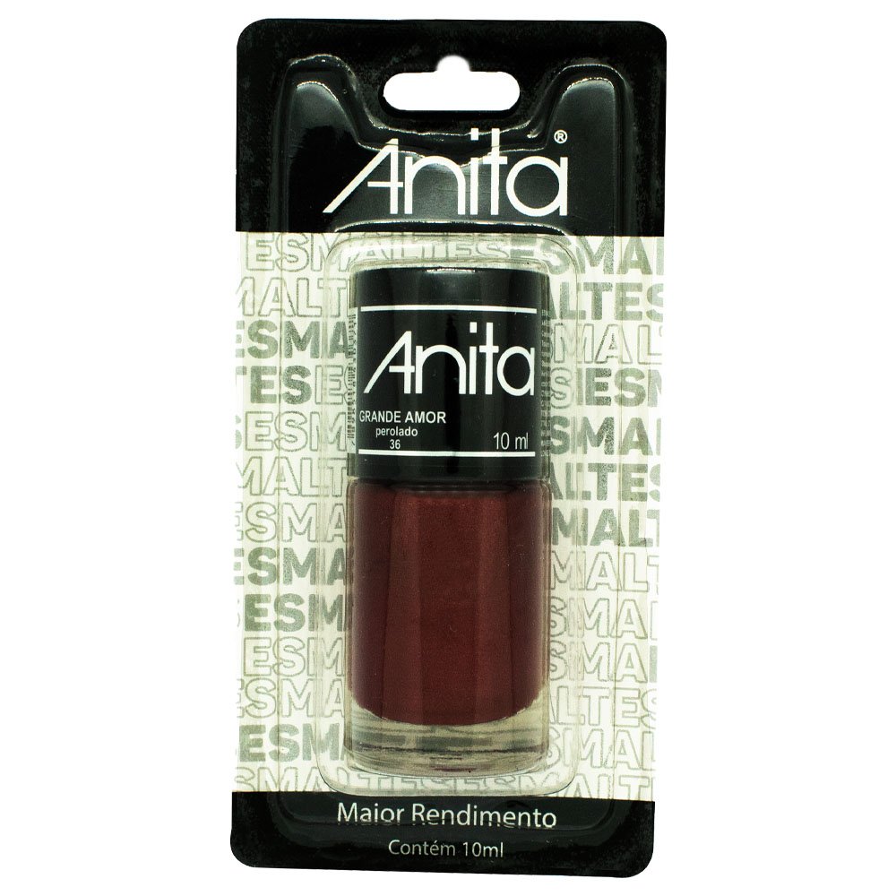 Esmalte Anita Grande Amor Blister - Caixa com 6 Unidades