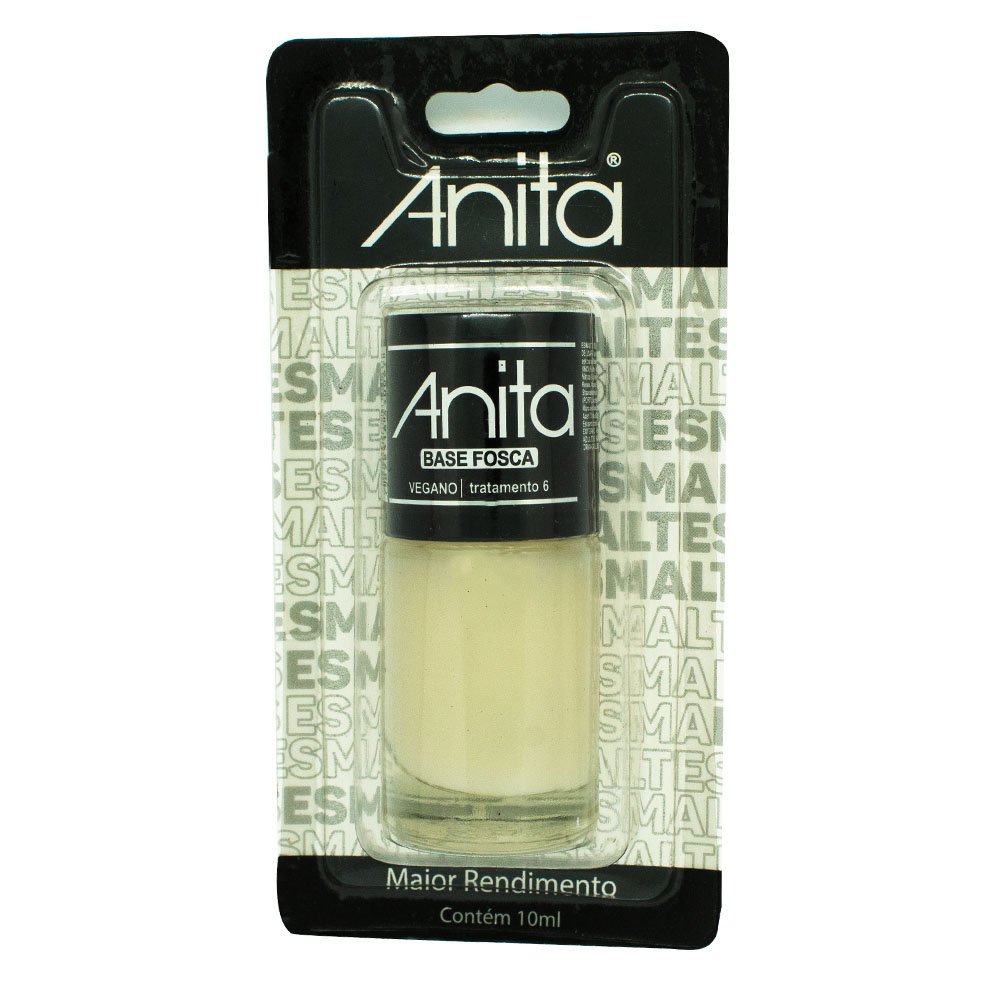 Esmalte Anita Base Fosca Blister - Caixa com 6 Unidades