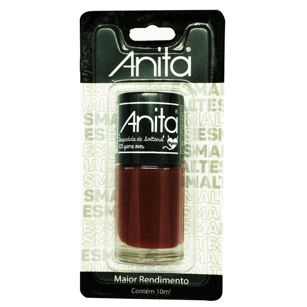 Esmalte Anita Game Over Blister - Caixa com 6 Unidades