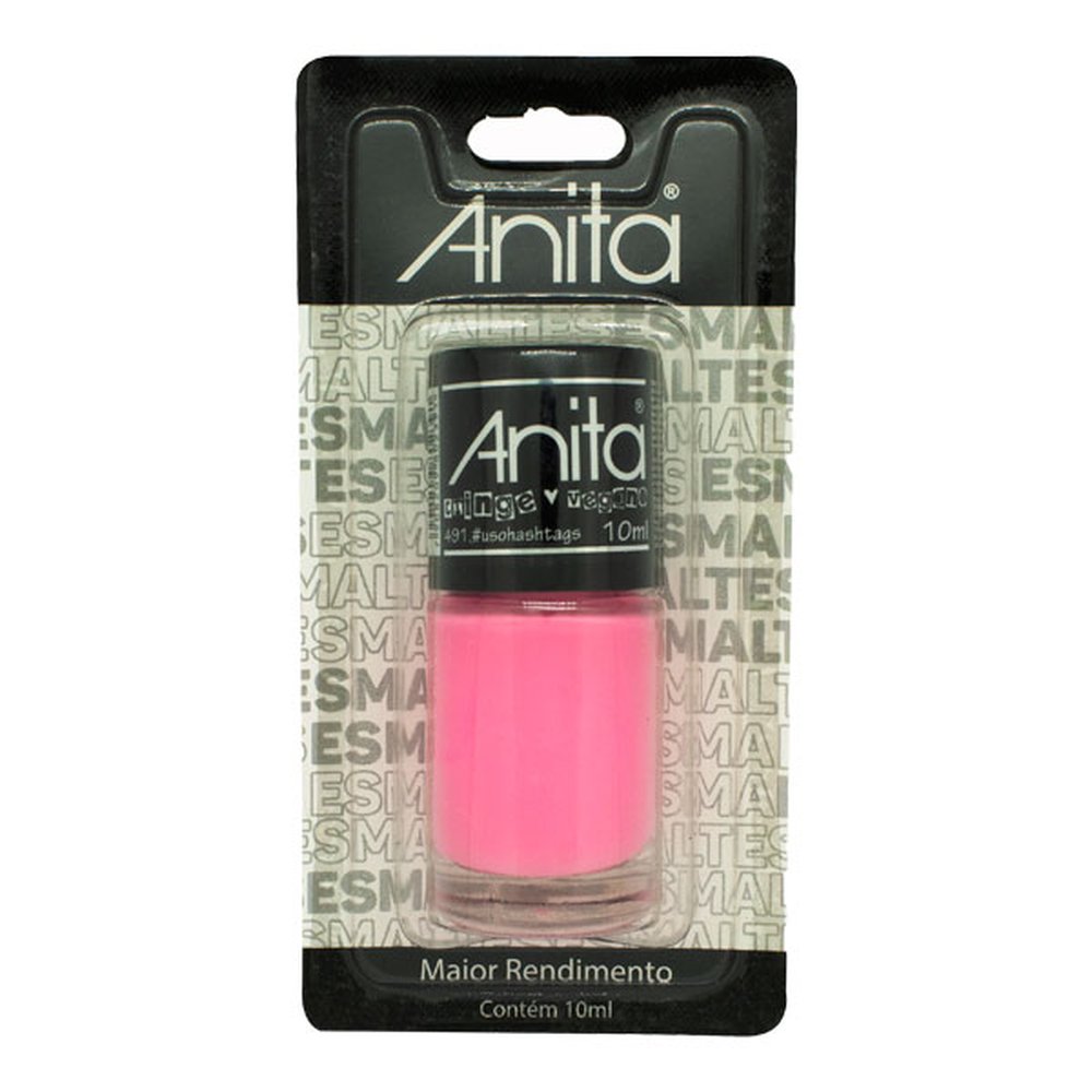 Esmalte Anita #Usohashtags Blister - Caixa com 6 Unidades