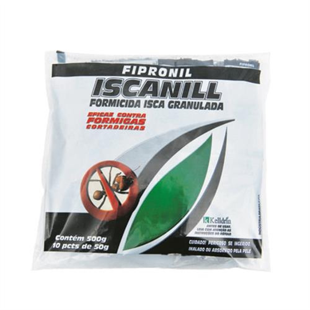 Kelldrin Iscanil Econômico ¿ Formicida Granulado 50G | Caixa C/ 40 Pcts Contendo 10 Unidades De 50G Em Cada Pacote