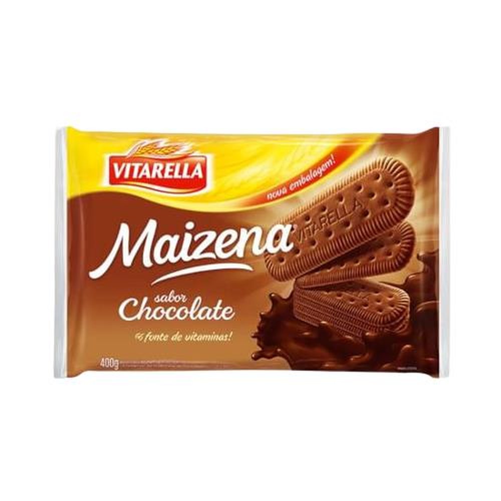 Biscoito Maizena Vitarella 350G Chocolate