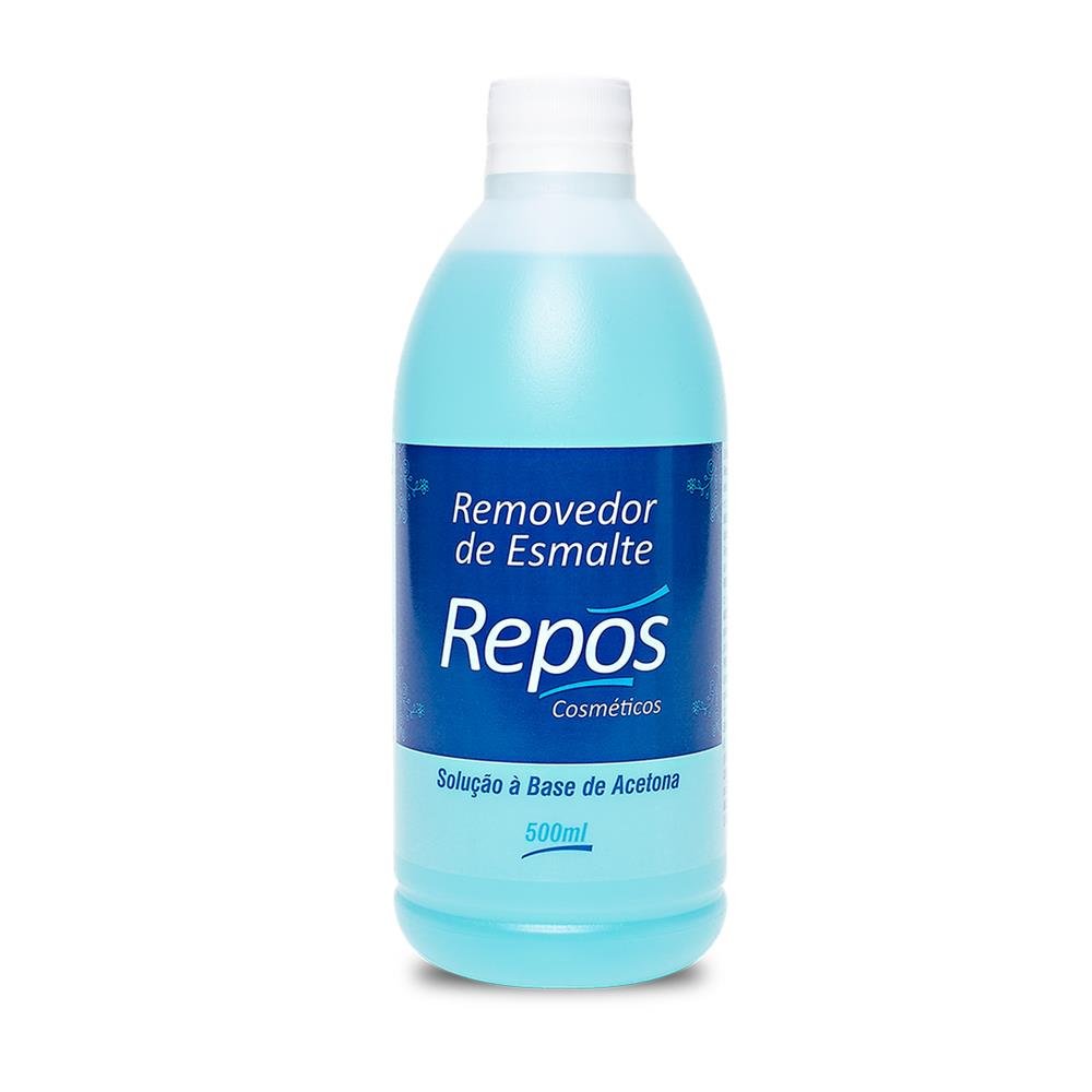 Removedor de Esmalte Repos 500 Ml Com acetona repos