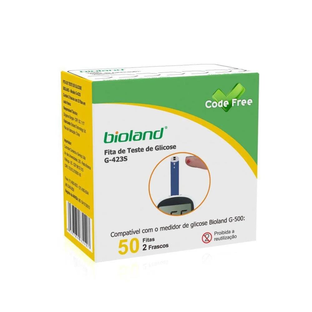 TIRAS PARA GLICOSIMETRO COM 50 UNIDADES