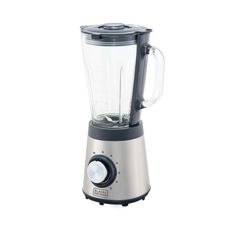 Liquidificador em Inox com Jarra de Vidro Linha Gourmand Gris Black+Decker, 5 Velocidades + Pulsar, 700W L7000GB2 220V