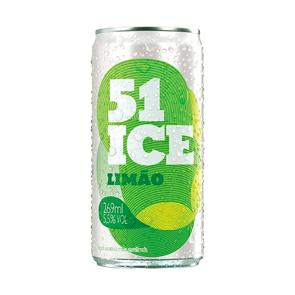 Ice 51 Limão Lata 269ml Embalagem com 6 Unidades