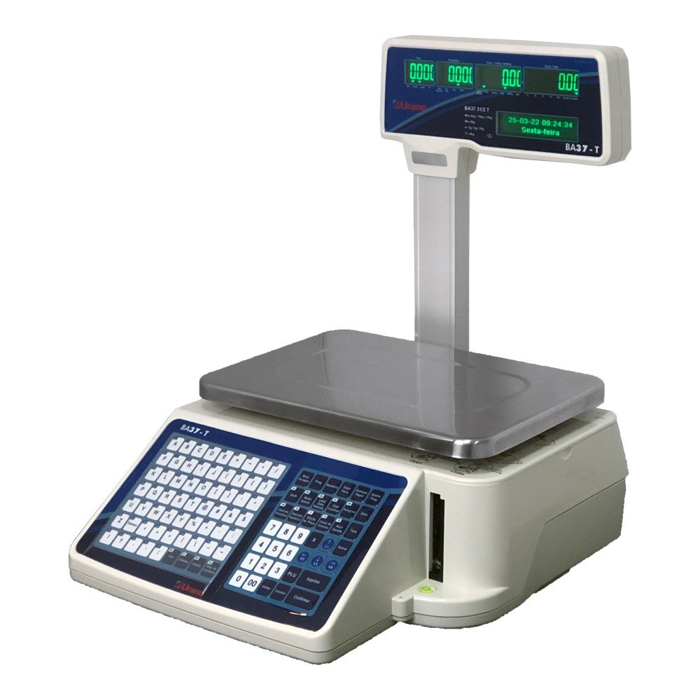 Balança Urano BA 37 -T Com Etiquetador WiFI capacidade 31kg / 2